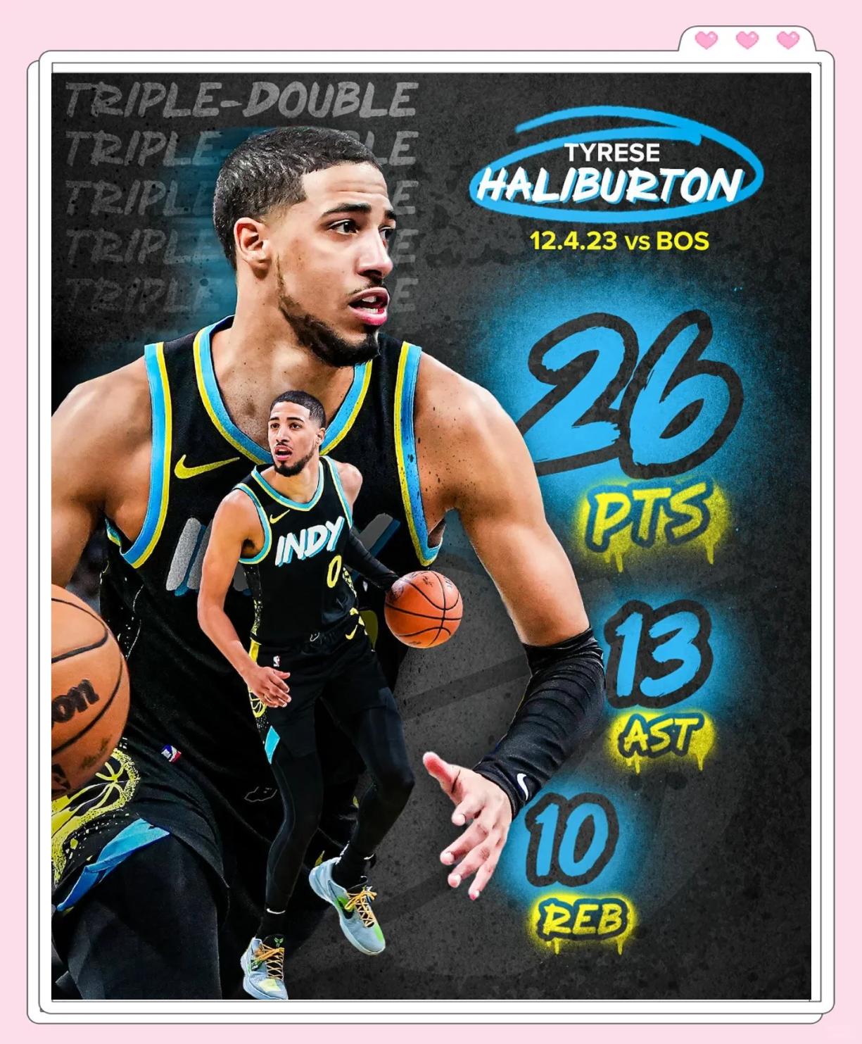 步行者三巨头联手，逆转取胜得分突破，三连败冲击季后赛！